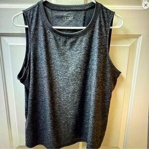 Eddie Bauer gray Sleeveless tank top woman’s size L workout exercise layering